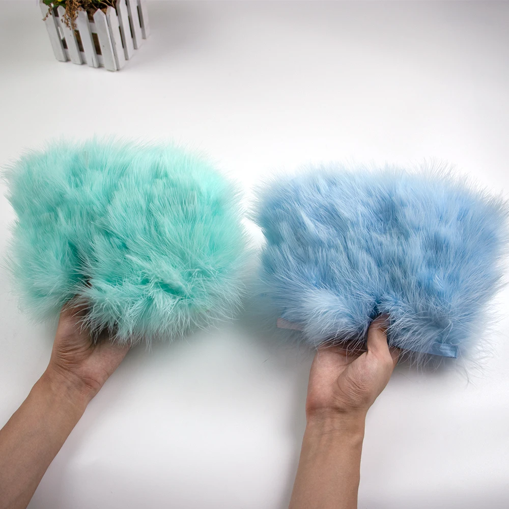 

10 Meters/Lot Soft Marabou Turkey Feathers Trim Ribbon Fringe 8-10 CM for Diy Clothing Sewing Decoration Needlework Crafts Plume