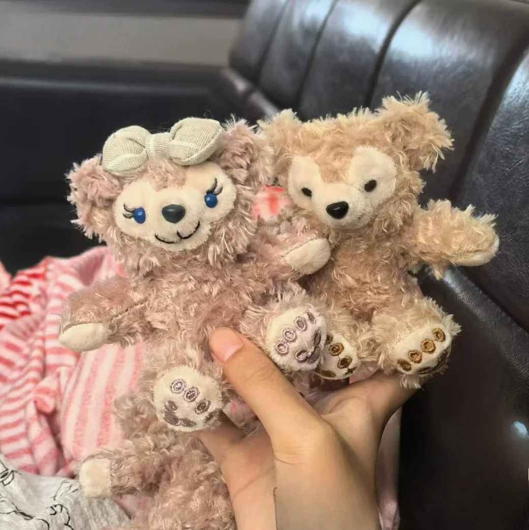 12cm Duffy Teddy Bear Plush Doll Sherry Mei Plush Toy Girl Bag Pendant Mini Doll Book Bag Pendant Girl Birthday Gifts