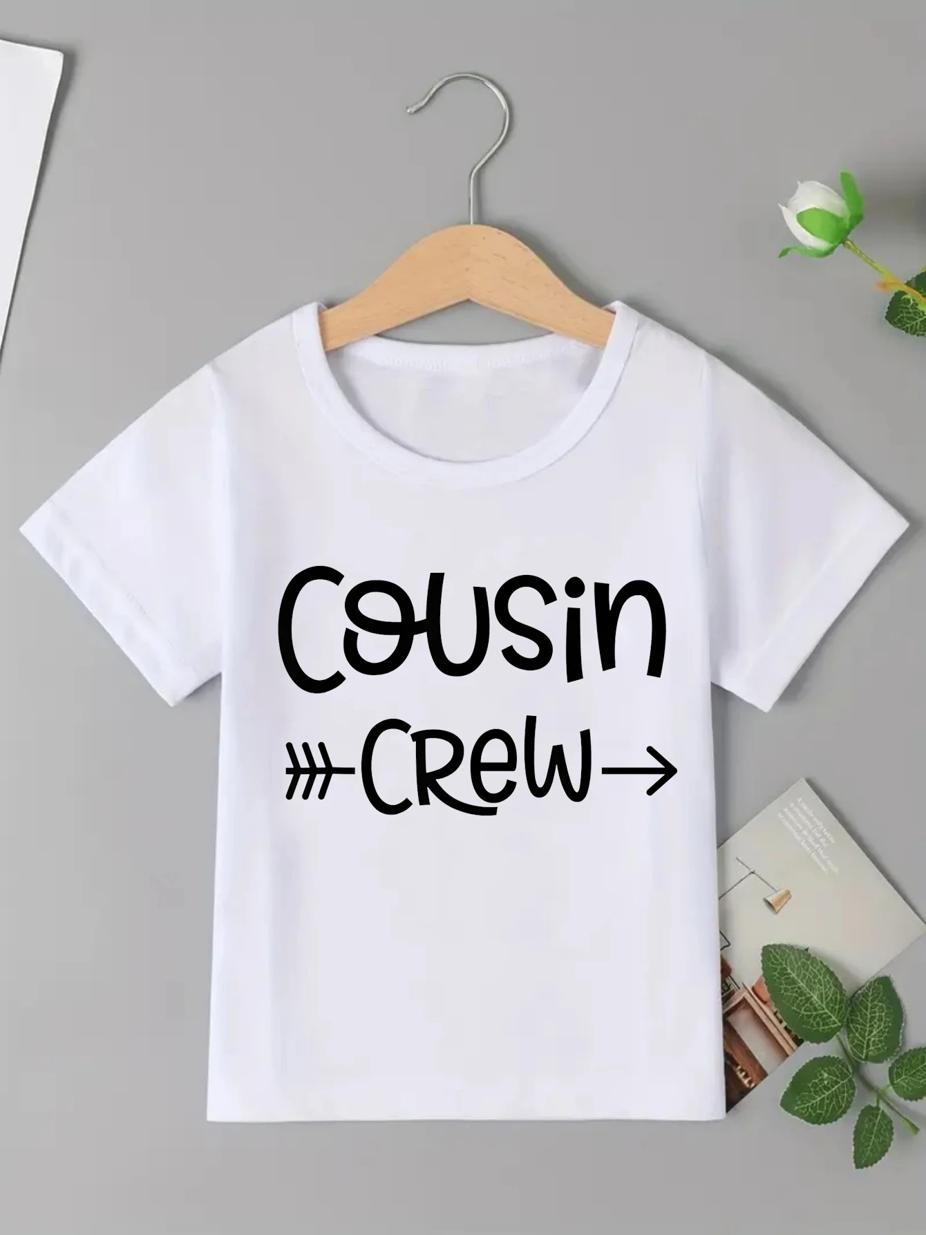 Cousin Crew Arrow Letter Printed T Shirt Boys Girls Cousin Makes The Best Friend Shirt Summer Toddler Shirt Kawaii Kids Clothes