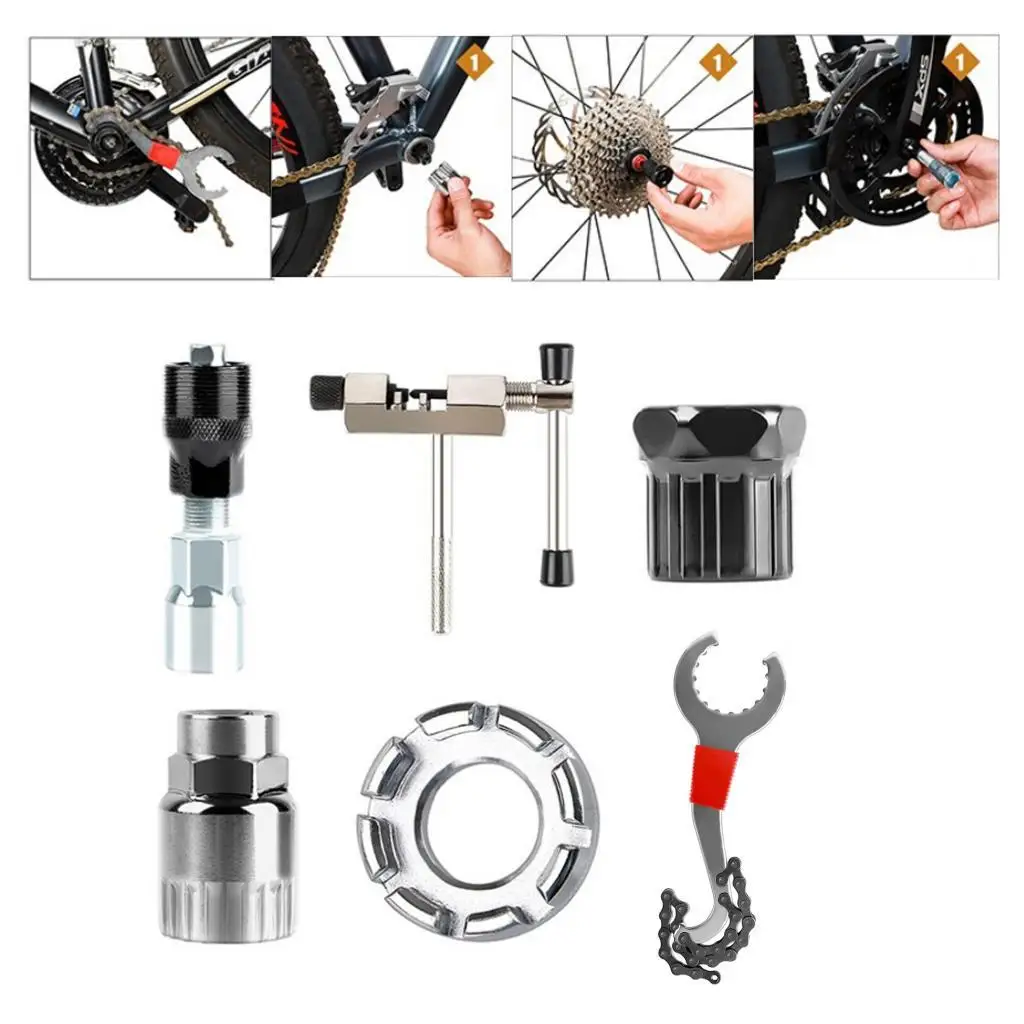 

Bicycle Cassette Removal Tool, Multi-function Bicycle Repair Kits