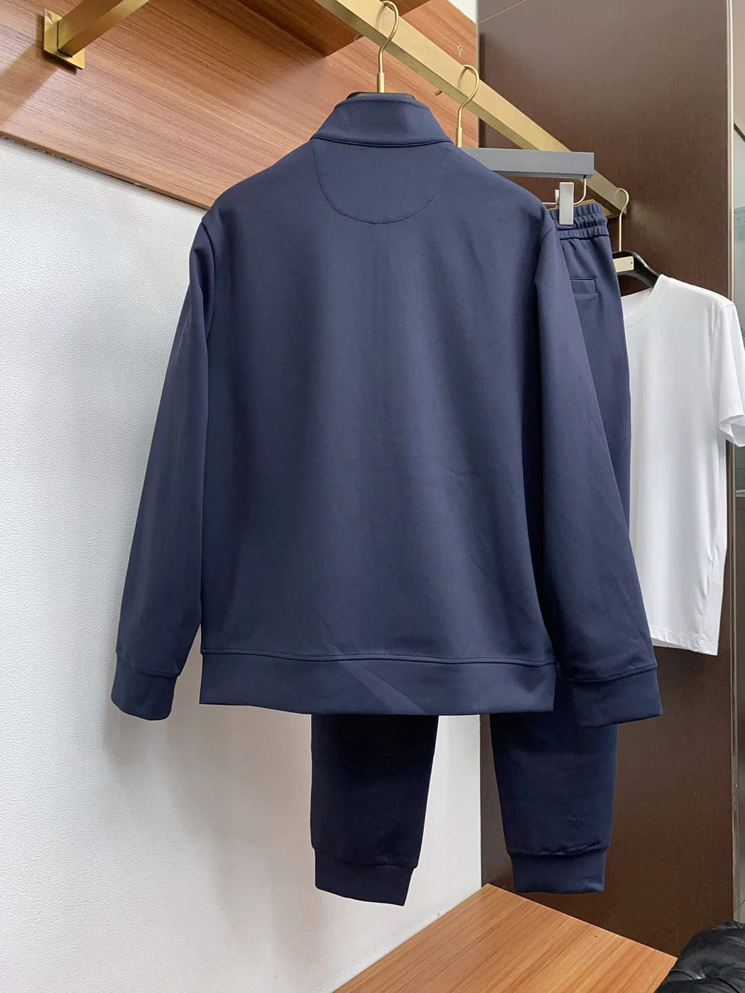 BLLIYOSS 스포츠웨어 세트 면 남성용 2025 FW 두꺼운 스포츠 캐주얼 지퍼 고품질 자수 M-3XL 구김 방지 올드 머니