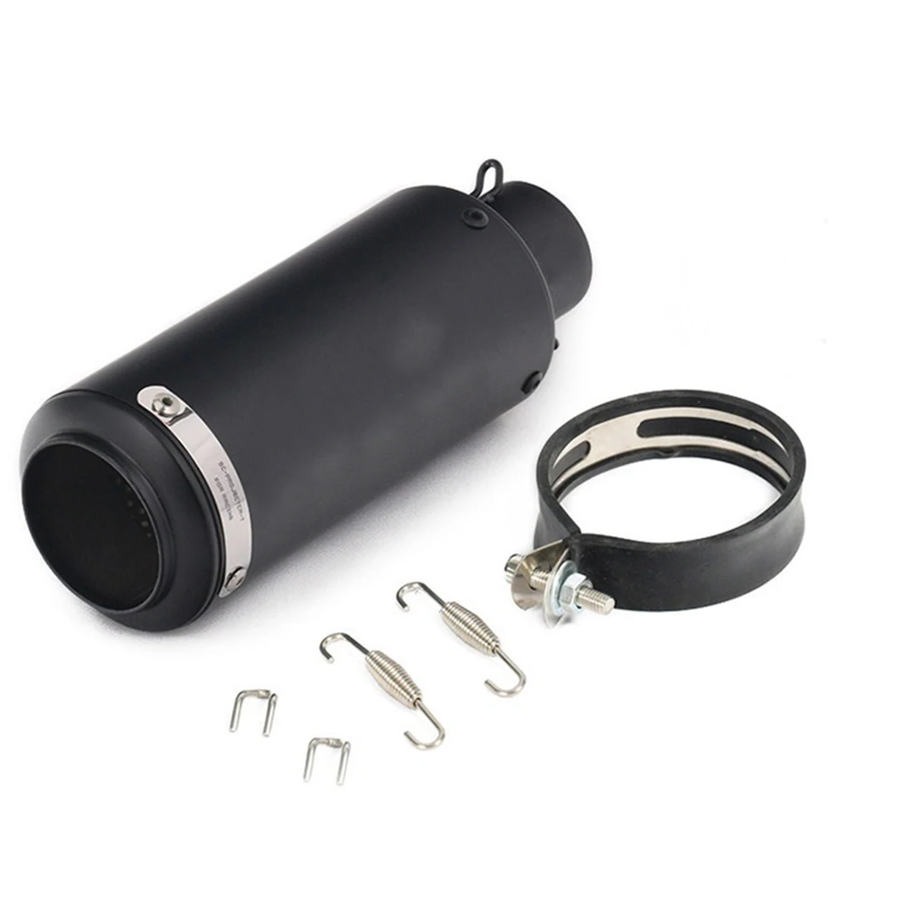 motorcycle exhaust inox muffler carbon fiber exhaust Universal 51/60mm with DB Killer for z900 R3 R25 MT07 MT09 R1 Z400 Z650 image 5