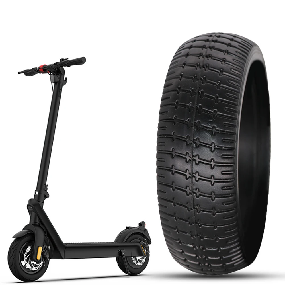 Electric Scooter Flat-free Wheel Outer Diameter 159mm Solid Rubber Tire Wear Resistant Rubber Improved Control No Air Required