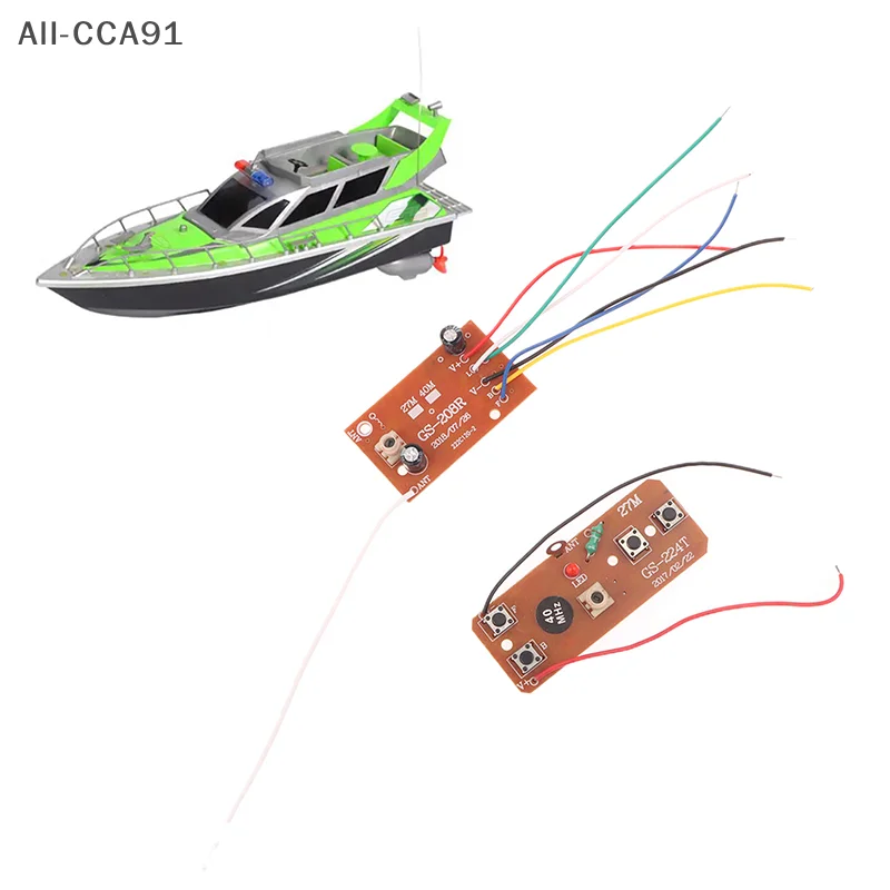 CCA91-1 conjunto placa de circuito 40m 4ch pcb recebe módulo controlador para acessórios do carro rc diy avião brinquedo controle remoto