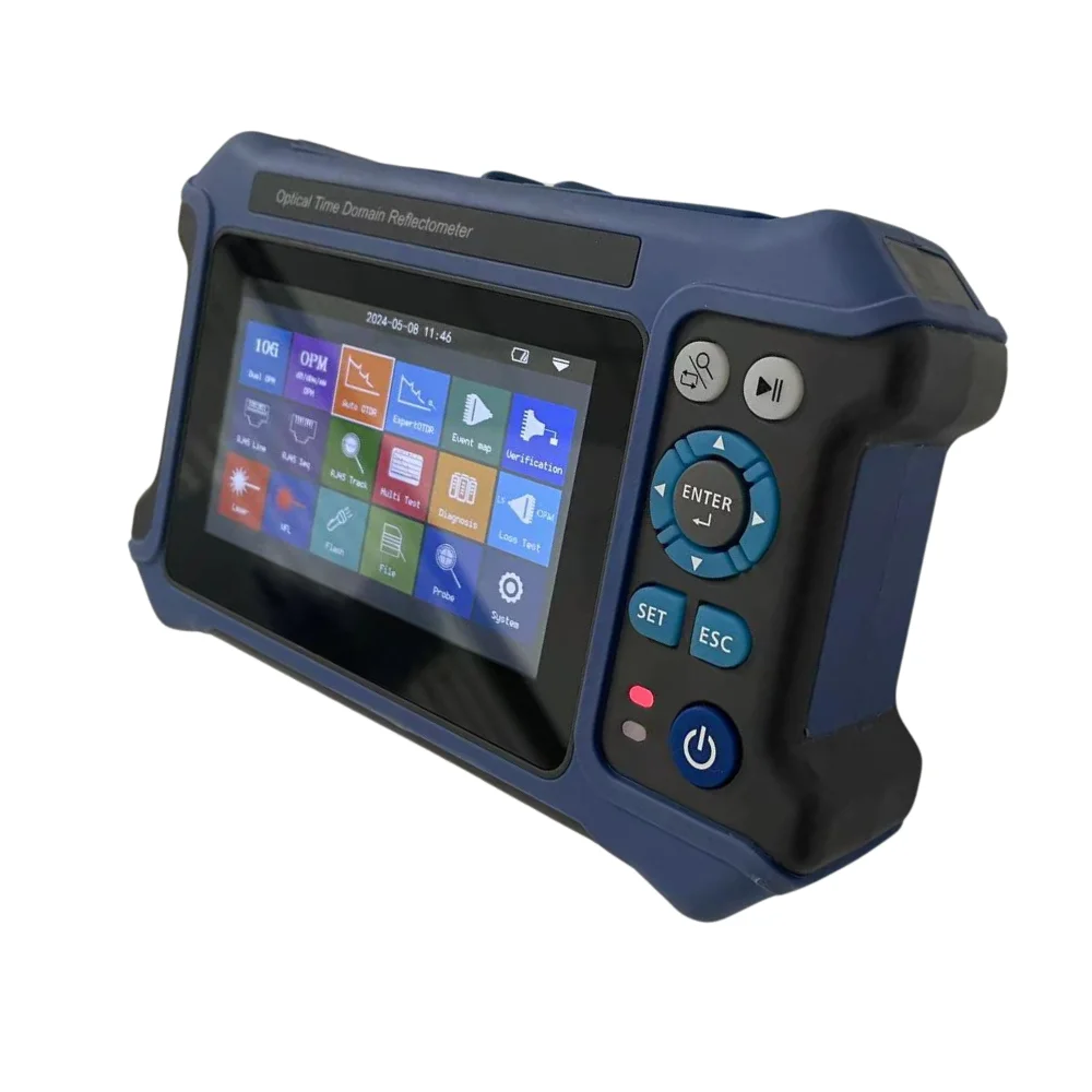 4.3-inch 16 IN 1 MINI   Build-in 10G OPM OLS VFL  Optical Time Domain Reflectometer 1310/1550nm Dynamic Range  28dB