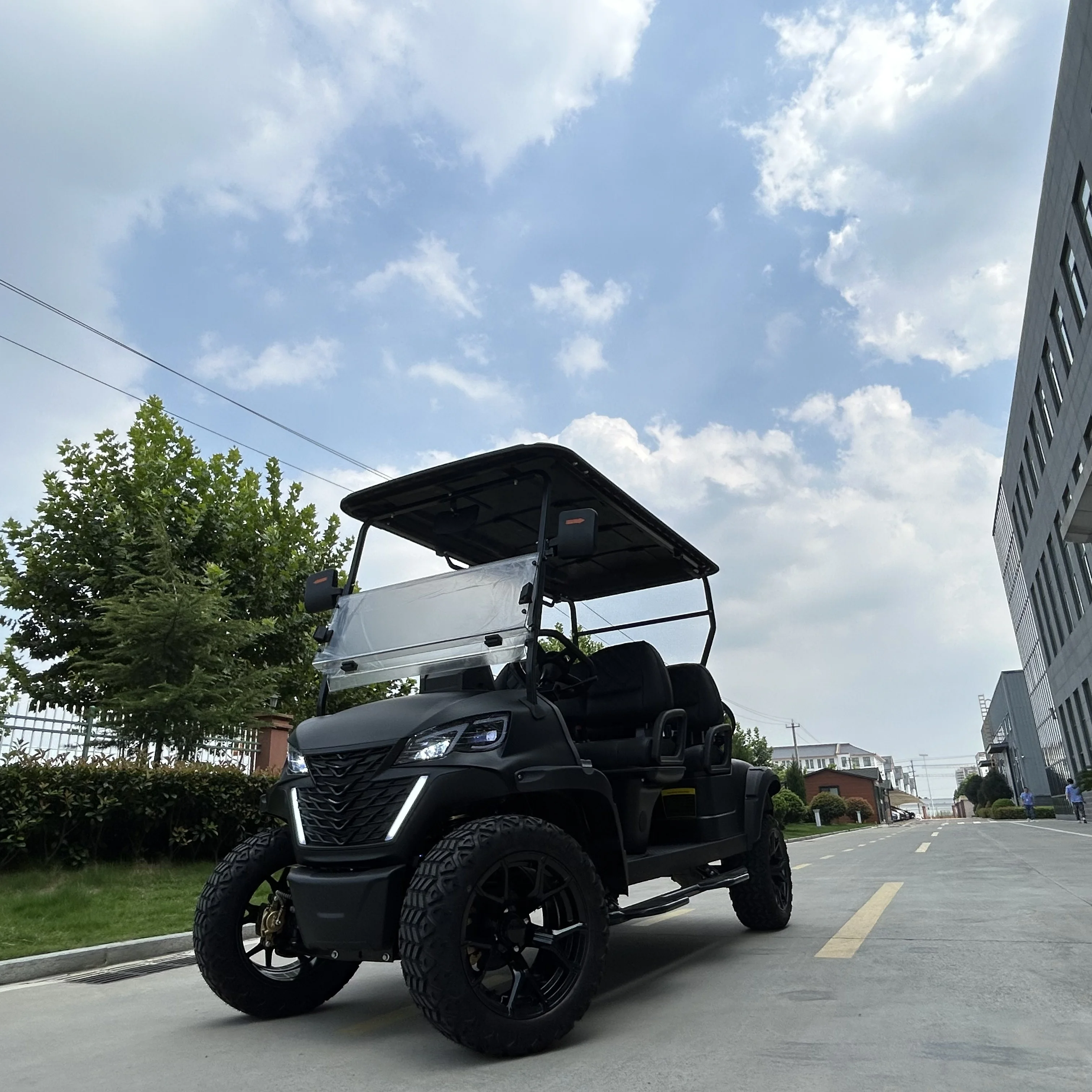 Electric Fast Steel Golf Carts 72v Ac SystemElectric Golf Car Car