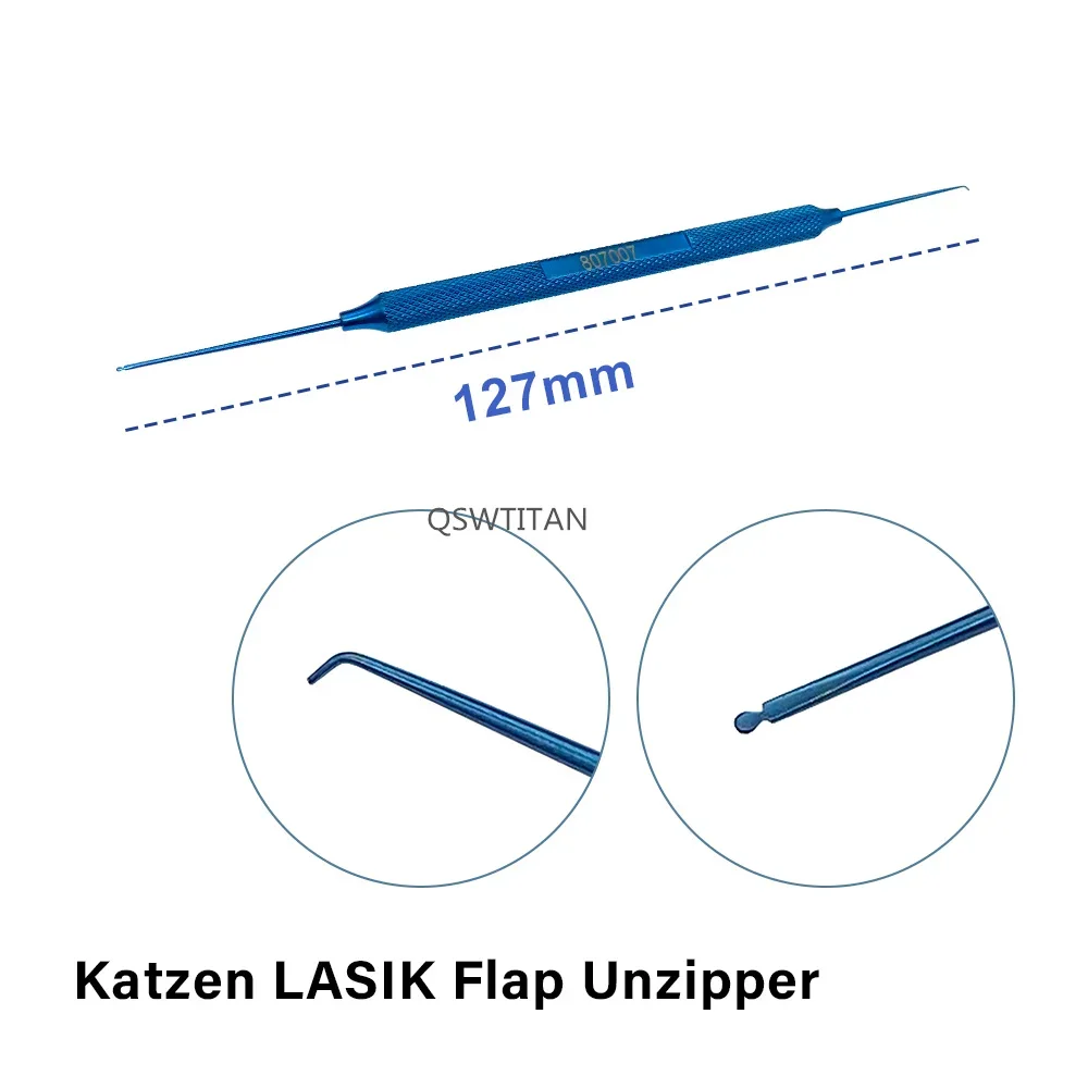 เครื่องมือผ่าตัดตาแบบซิปคู่ QSWTITAN ทำจากไทเทเนียมคู่ สำหรับผ่าตัดยกกระชับเปลือกตาแบบลาซิค