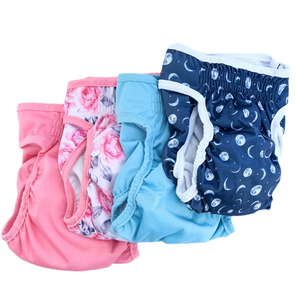 Female Washable Dog Shorts Panties Menstruation Underwear Briefs Jumpsuit Pet Physiological Pant Diaper Sanitary