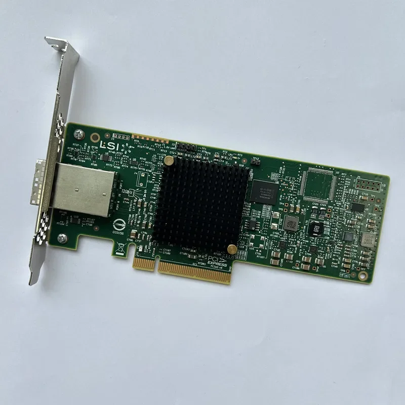 Original SAS 9300-8e LSI00343 SAS3008 12Gb/s external HBA card direct card