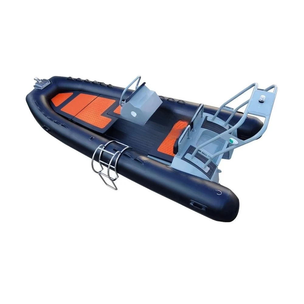 CE 16ft Aluminum Inflatable Rib Boat SP480 Deep V Aluminum Shell Ribbed Boat Equipment Luxury Boat