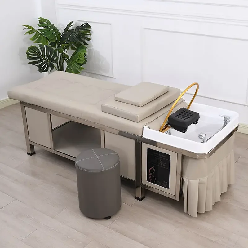 

-For Hot massage salon shampoo bed special hydrotherapy bed for barber shop massage shampoo bed equipment