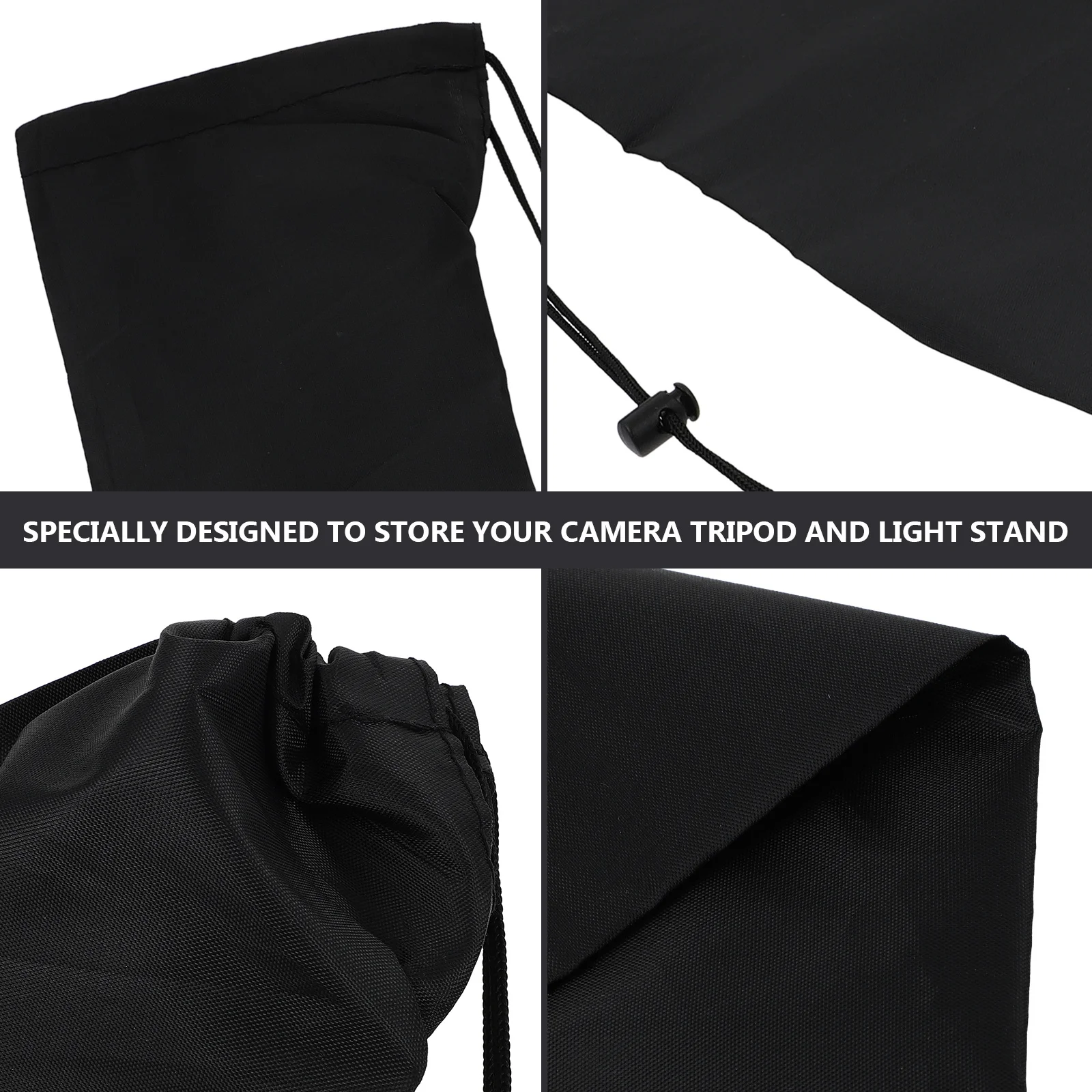 

5Pcs Tripod Carrying Case Portable Nylon Drawstring Bag Camera Tripod Organizer Lightweight Storage Bag for Photography