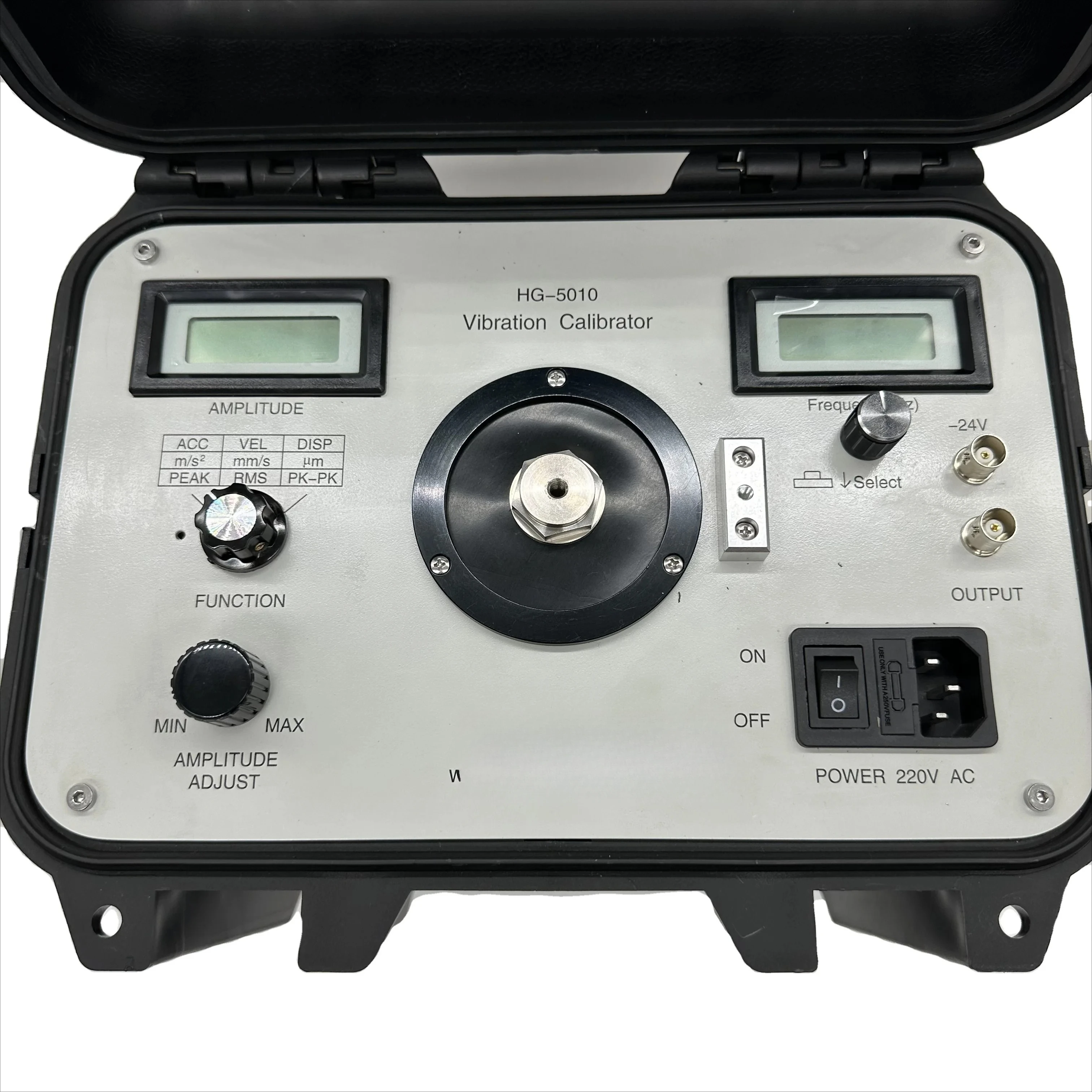 2025HG5010 220V Battery Powered High Accuracy Vibrate Calibrator
