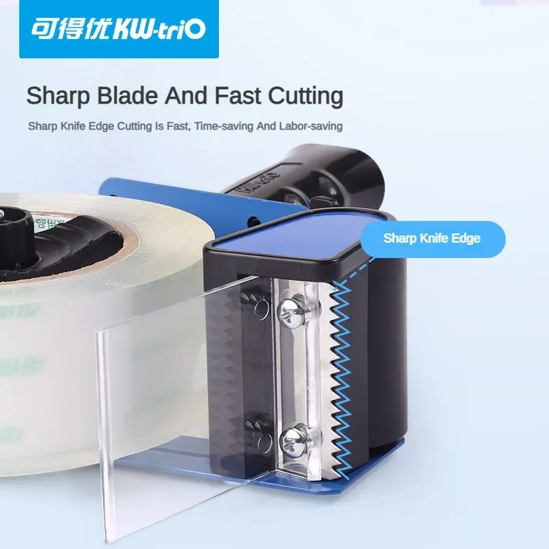 KW-TRIO Creative Paper Box Tape Dispenser Transparent Tape Cutter Washi Tape Office School Supplies Desk Accessories Item