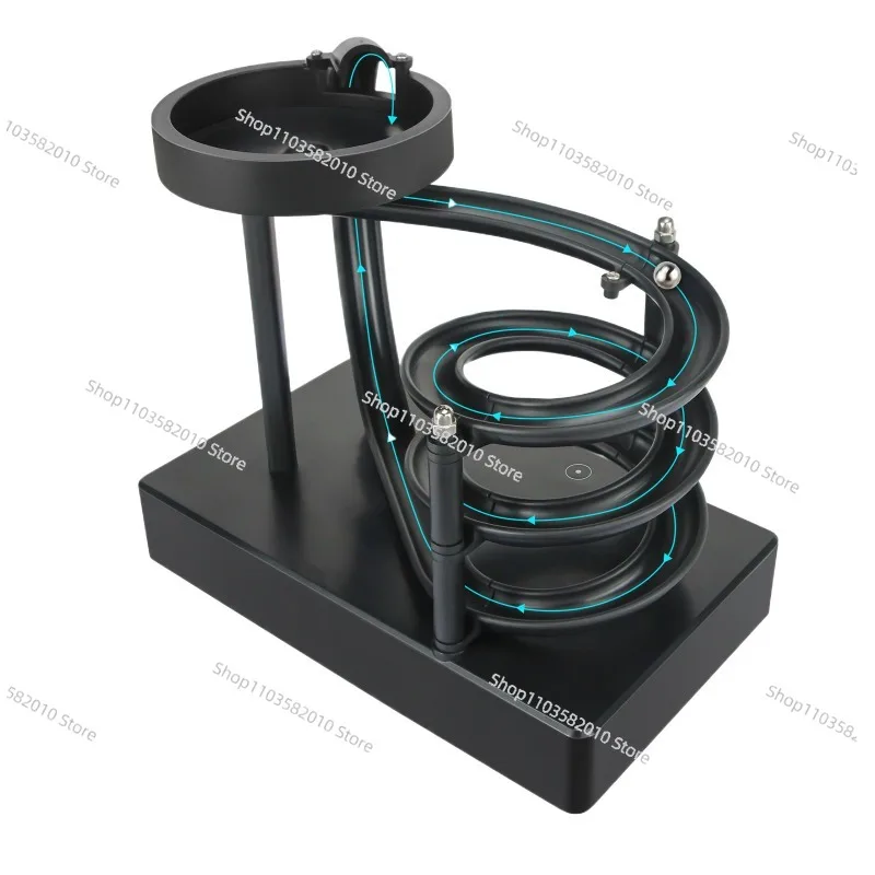 Marble Perpetual Motion Toy, Magnetic Dynamic Ornament for Desk