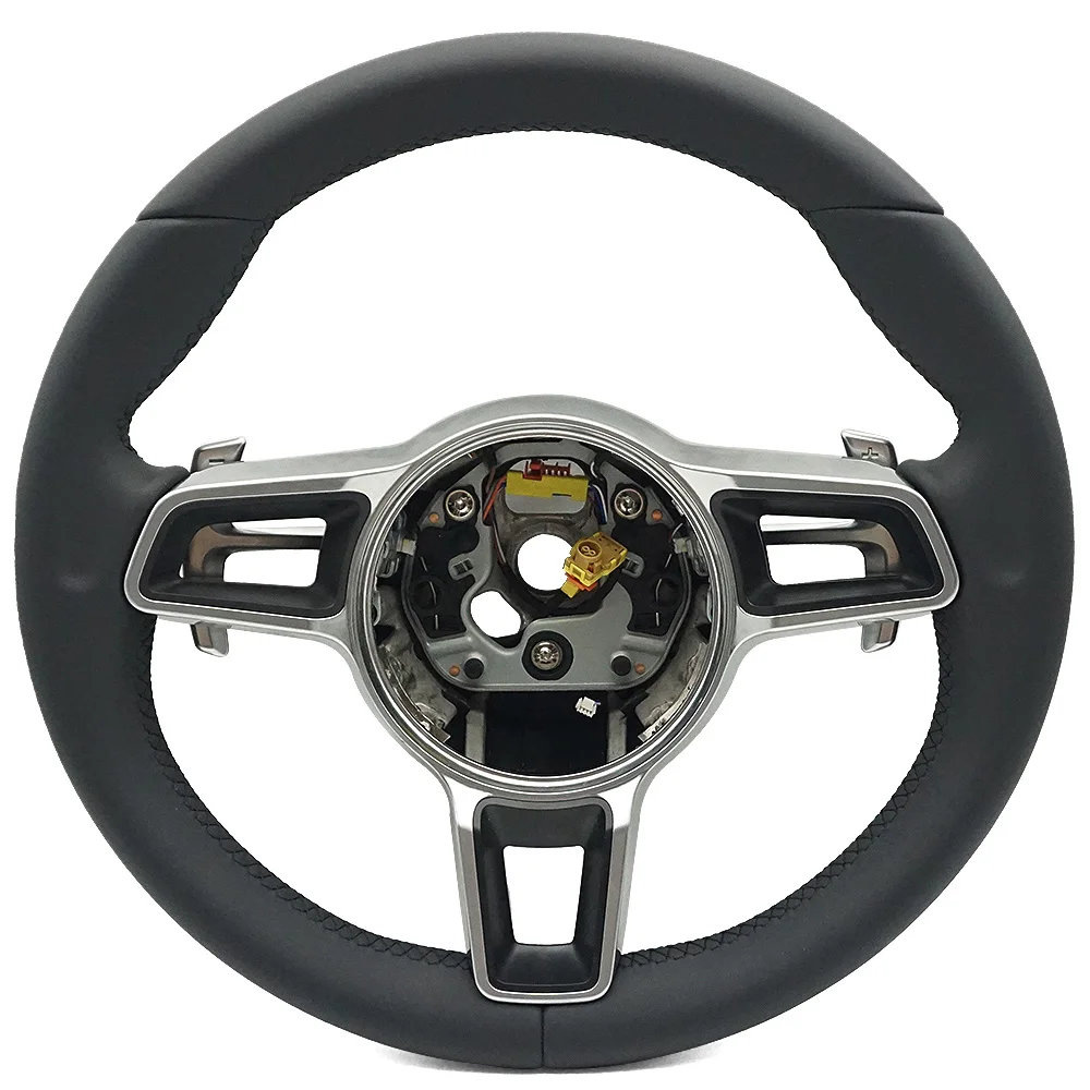 For Porsche 911 leather black line steering wheel assembly