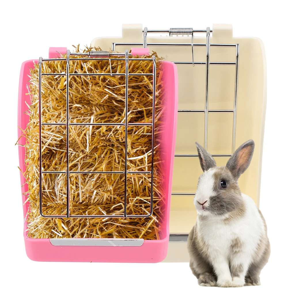 Spring Grass Frame Pet Supplies Hay Feeder Rabbit Grass Rack Grass Hay Bowl Rack Rabbit Grass Frame Rabbit Food Basket