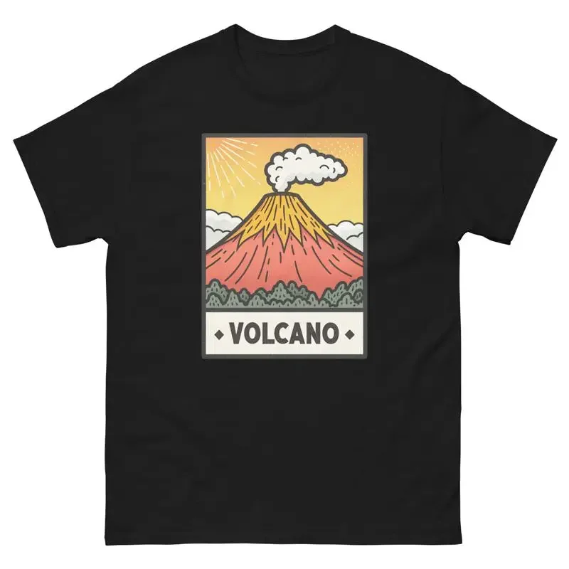 Volcano Geographical Landscape Location Scenery T Shirt