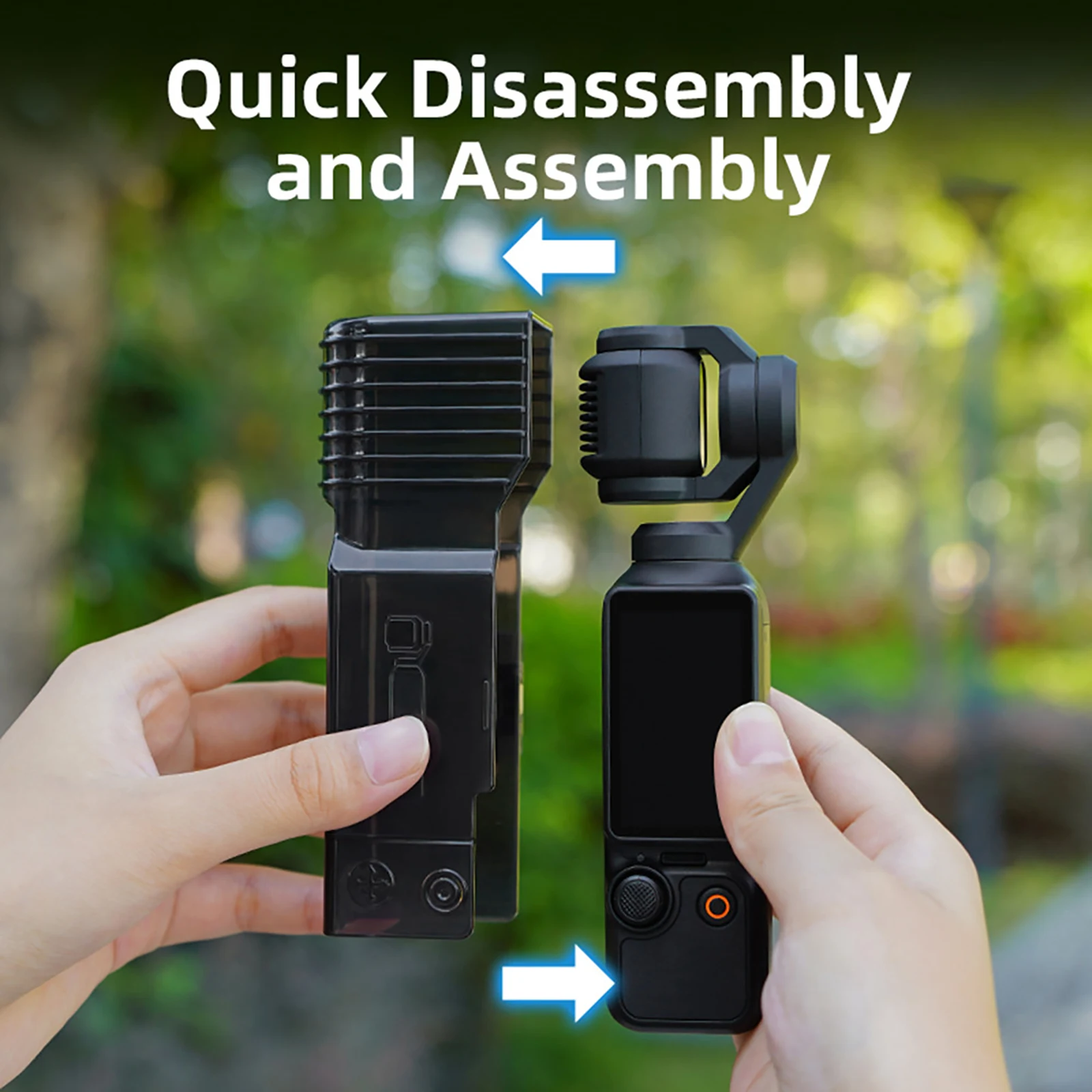 Tampa da lente para DJI Osmo Pocket 3, Capa Protetora da Câmera, Concha Resistente a Riscos, Acessórios para Câmera, 1Pc