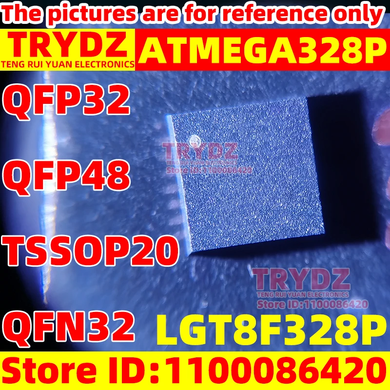 30-1pcs Original New Lgt8f328p replaces ATmega328p QFP32 QFP48 TSSOP20 QFN32 for Bootloader