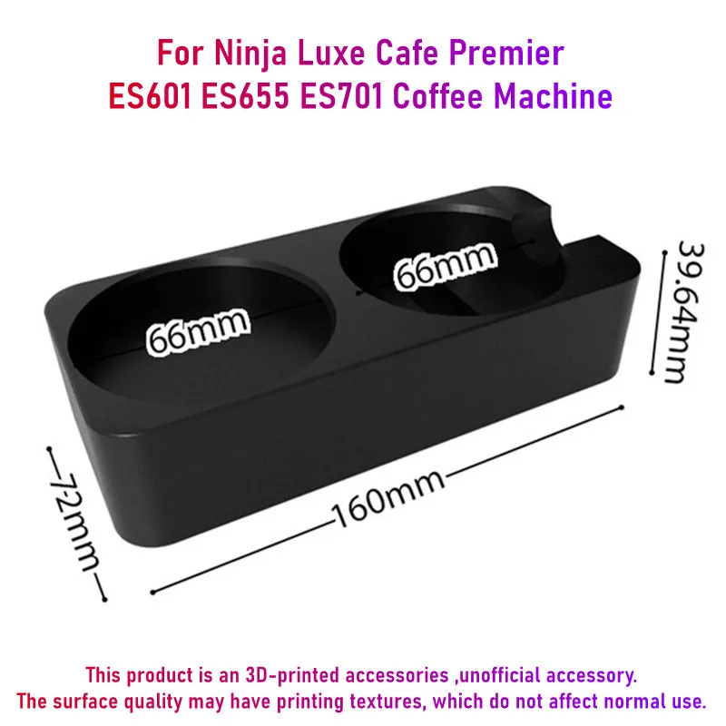 2-Hole Tamper Stand For Ninja ES601 655 701 Coffee Distributor Storage Portafilter Support Espresso Tamping Station Barista Tool - view 3