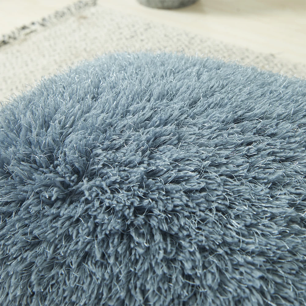 MACT Soft Fur Plush Throw Pillow Cover Solid Color Fluffy Cushion Cover Decor Sofa Living Room Pillowcase For Bedroom Decoration