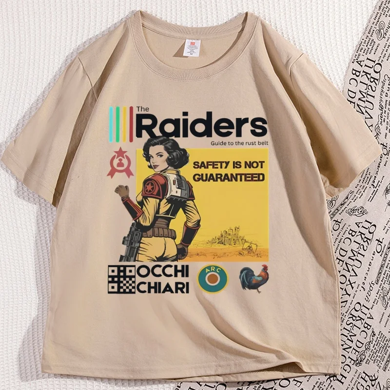 Arc Raiders Video Game Graphic Tee Short Sleeve O Neck Streetwear Y2K Casual Style Graphic Tee Men T-shirt Clothing Unisex