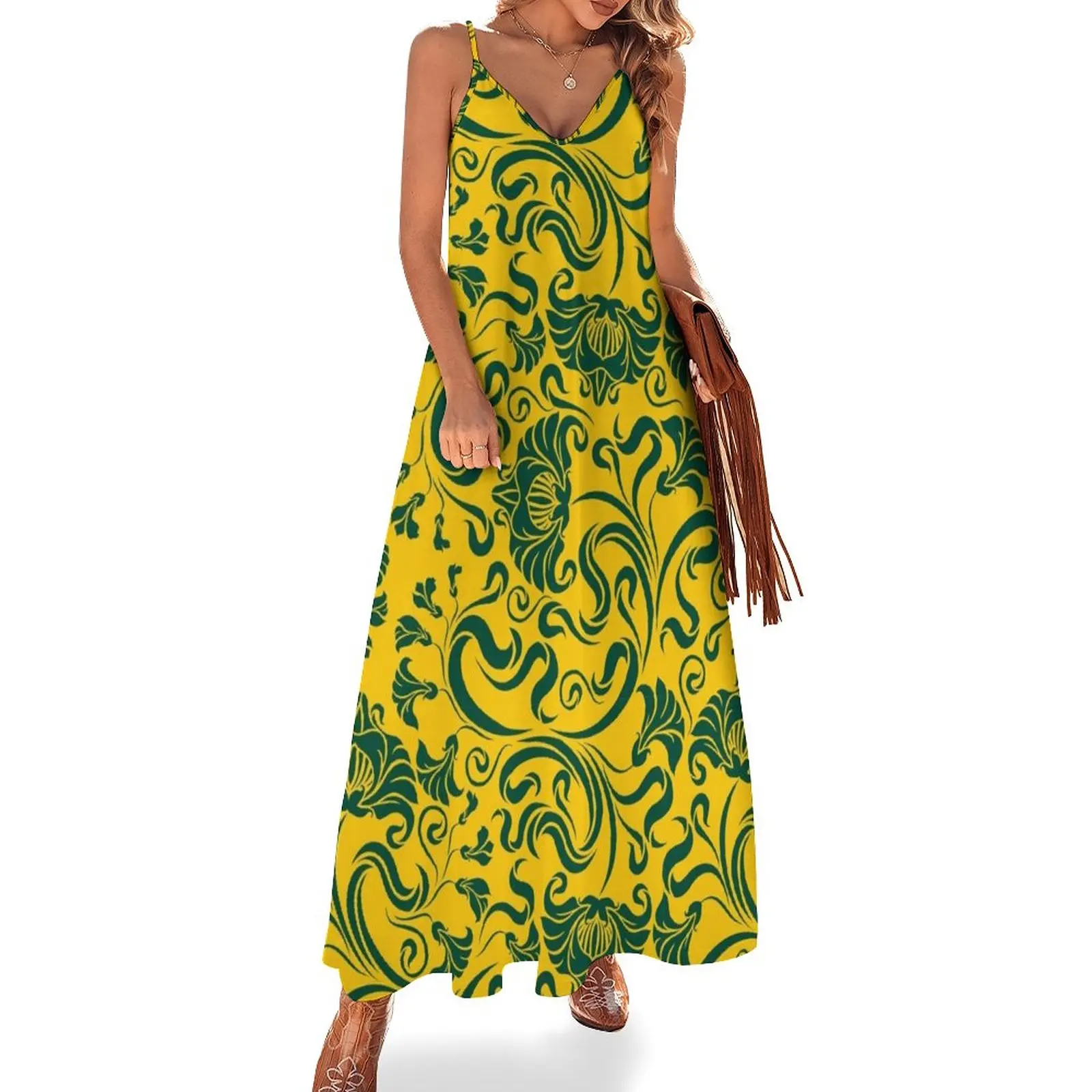 

Texas - Floral Sleeveless Dress sensual sexy dress for women summer dress women 2024 elegant women's sets women