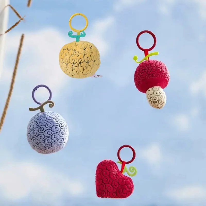 

Подлинная цельная плюшевая подвеска с фруктами дьявола, рюкзак с подвеской, сумки, украшения, подарки