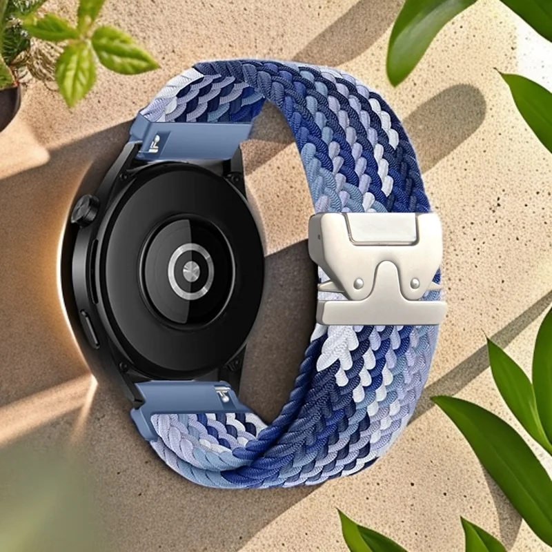 18/20/22mm Parachute Style Buckle Braided Loop for Garmin vivoactive 4/3/3s/Forerunner 255S/Samsung  Watch/Huawei Watch Band
