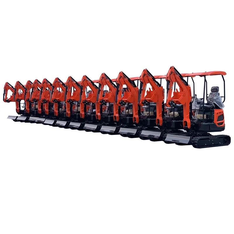 Customized Multi Functional Mini Excavator Farm Garden Hydraulic 1.8 ton Small Digger Reinforced Mini Excavator