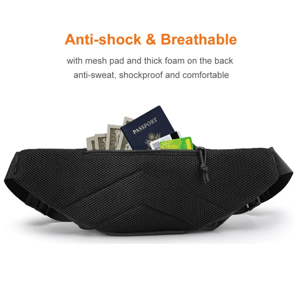 Fondina tattica nascosta per trasporto marsupio marsupio nascosta pistola pistola pistola borsa escursionismo marsupio per cellulare borsa da combattimento