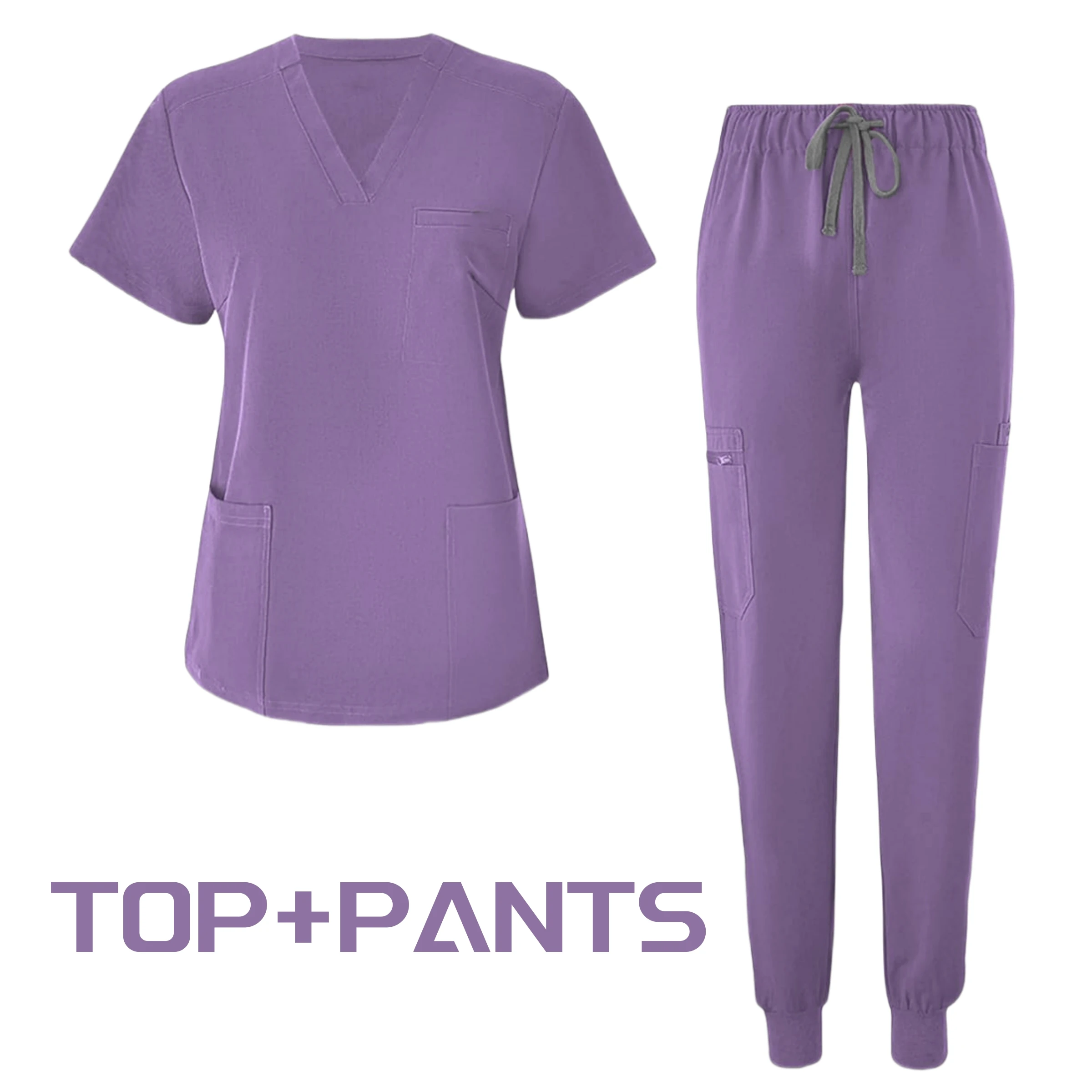 Ensemble de gommage pour médecin et infirmière, uniforme d'hôpital, vêtements de clinique et de soins infirmiers, combinaison de travail pour Salon de beauté pédiatrique dentaire, ensembles de jogging