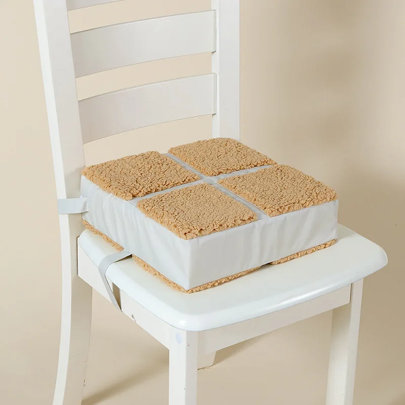 Baby Dining Chair Booster Cushion Removable Kids Highchair Seat Pad Star Chair Heightening Cushion Child Chair Waterproof Seat