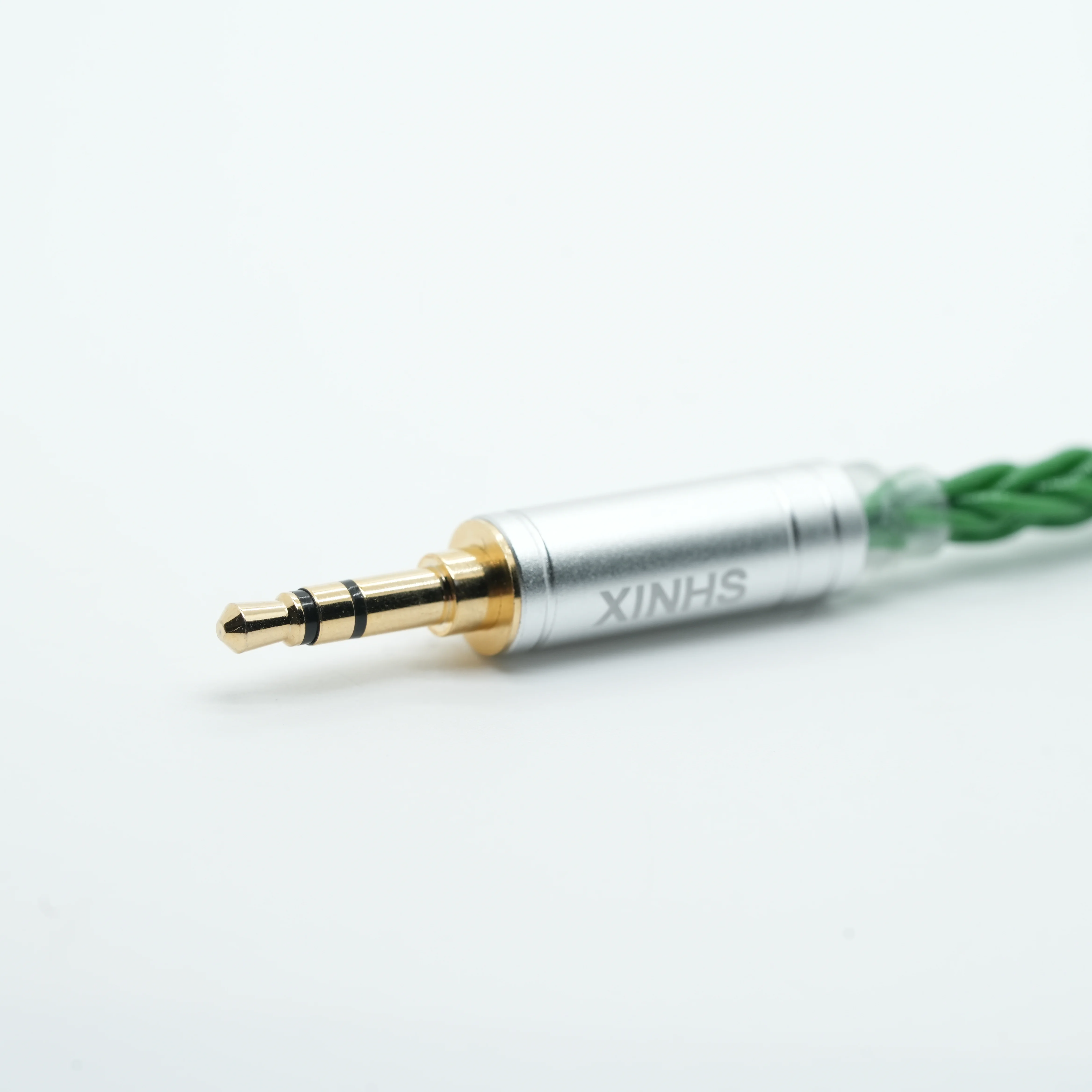 XINHS イヤホンケーブル 純銀＋金メッキ銅 XINHS シングルクリスタル銅メッキシルバー 2.5mm 3.5mm 4.4mm