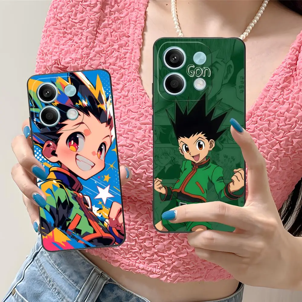 حافظة هاتف محمول من Hunter Gon لهاتف Xiaomi Redmi Note 14 13 12 11 S Pro Plus 4G 5G غطاء طباعة ملون غطاء فاخر جميل #3