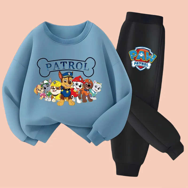 PAW Patrol Baby Jungen Langarm-Pullover und Hose 2-teiliges Set 2026 Herbst Neue Kinder-Sweatshirt-Kollektion Lässiger Trainingsanzug für Kinder – Detail 5