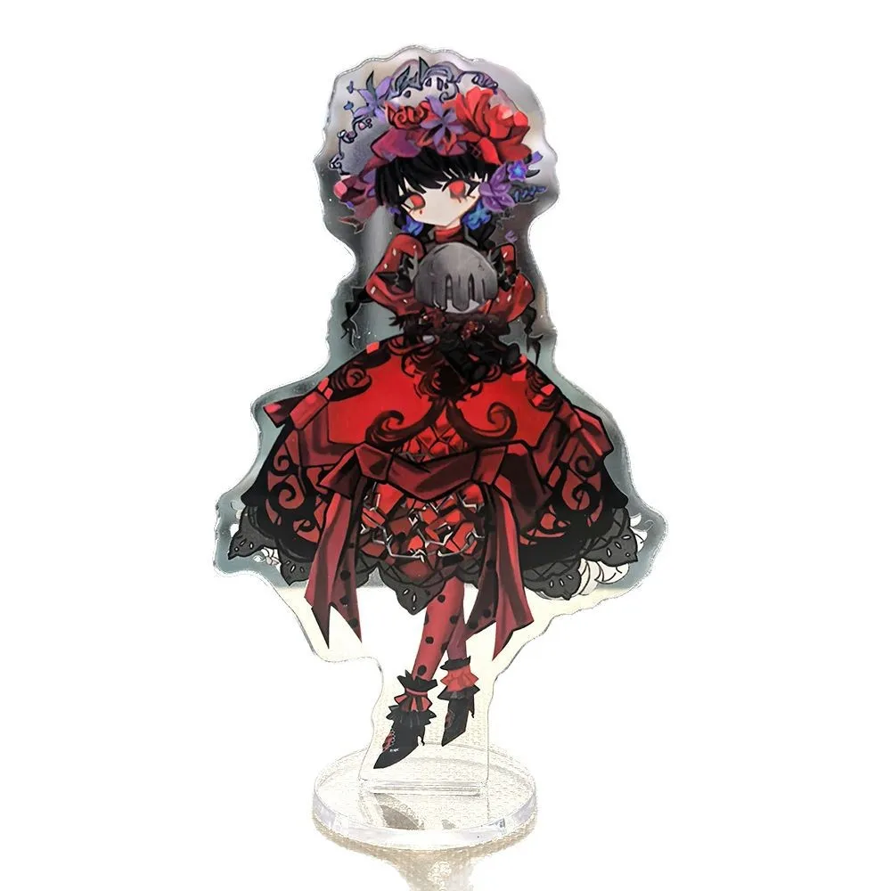 الهيب هوب أنيمي الهوية الخامس DIY حامل لعبة الاكريليك الشكل محظوظ ذاكرة الفتاة إيما أوديل لوحة زخارف مكتب دمية على شكل عروسة #4