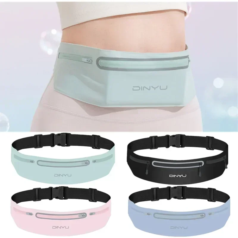 Sports Waist Pack Fanny Pack Wallet Adjustable Men Women Running Pouch Belt Portable Phone Holder Gym Bum Running Bags