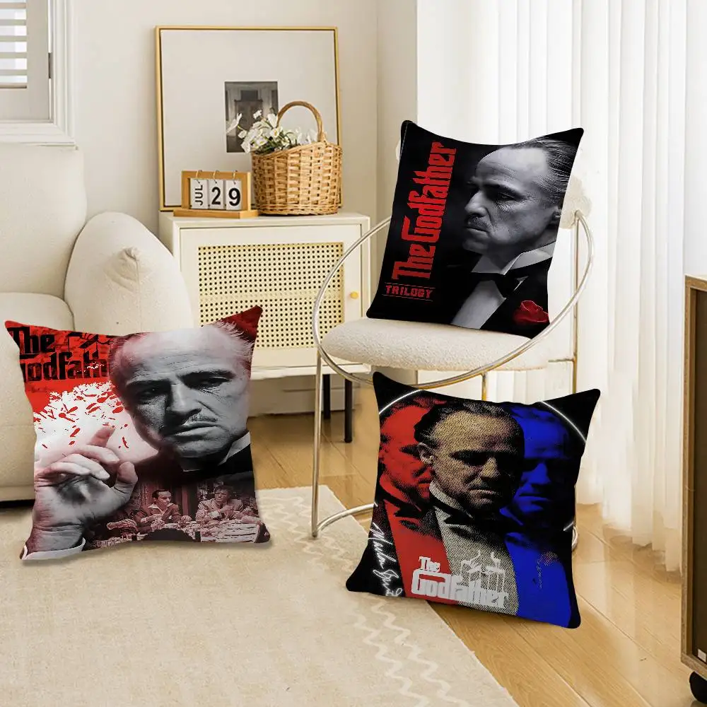 Classic Movie Godfather Cushion Cover Inches Farmhouse Decor Home Throw Pillow Covers for Couch Decorations