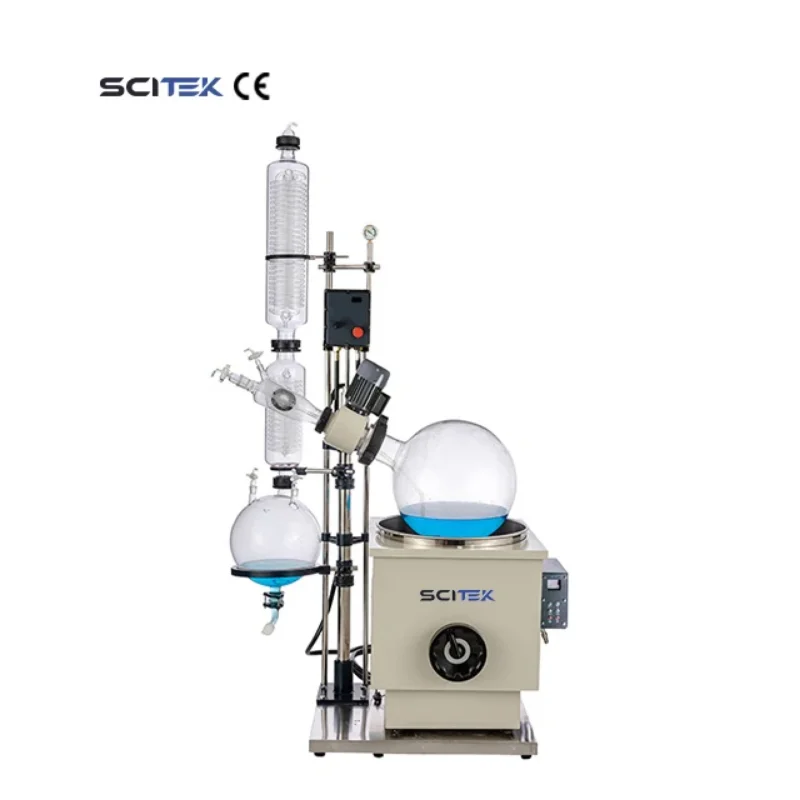 SCITEK 50L CE Certificated Evaporator Coating Anticorrosive Rotary Evaporator With Water Bath