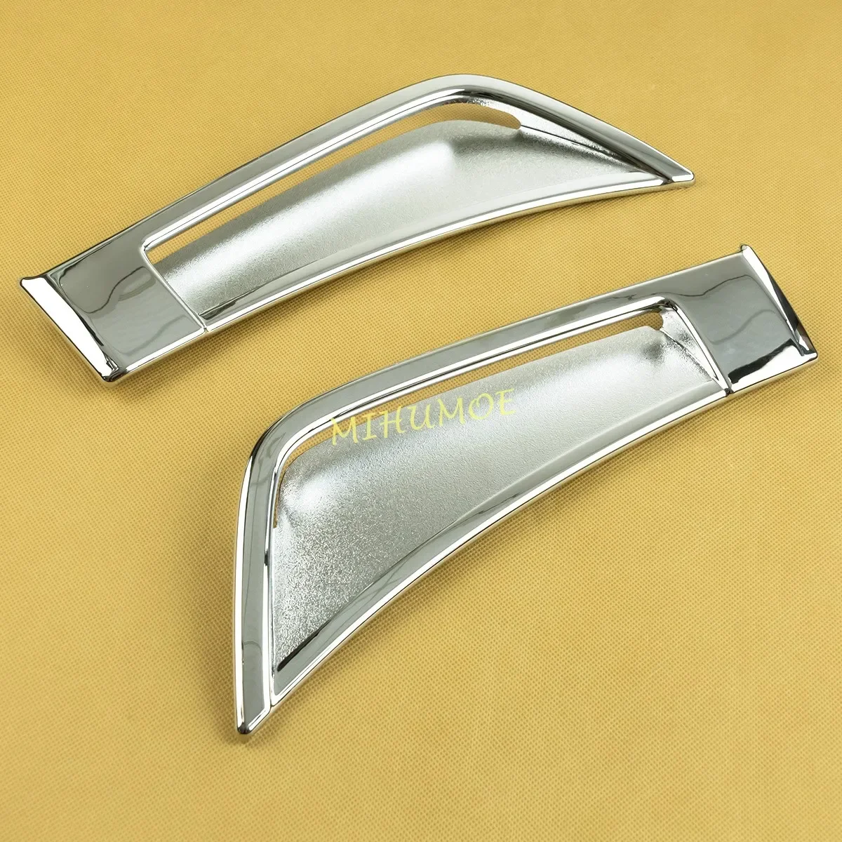 الكروم المصد الأمامي الحاجز غطاء فتحة التهوية الزخارف ل 2020-2022 مرسيدس GLC GLC300 X253 C253 #3