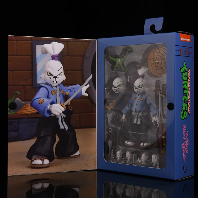 

Teenage Mutant Ninja Turtle Action Figure Toys NECA Miyamoto Usagi Yojimbo Figurine 7inch Movable Collection Model Gift Original