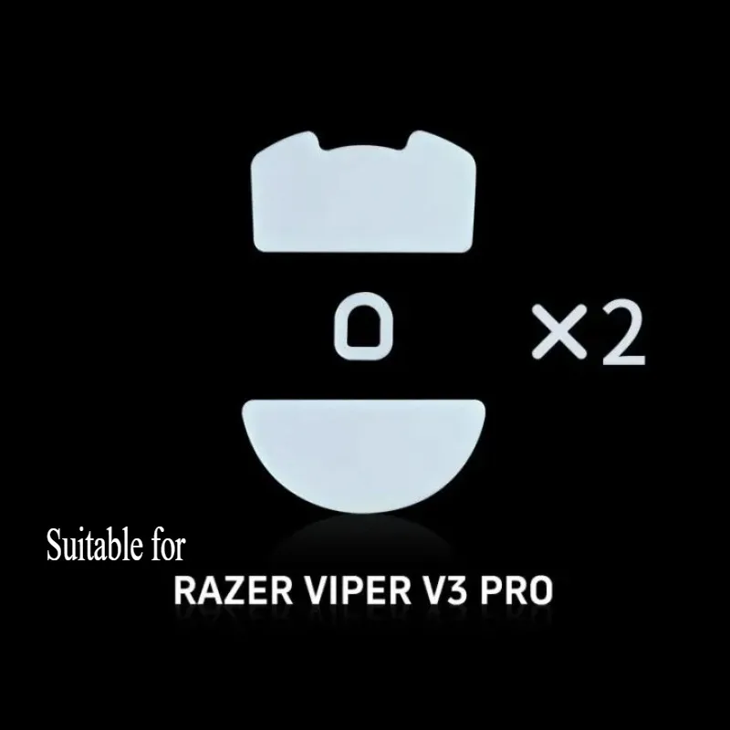 Pattini da ghiaccio per mouse da 2 pezzi/gruppo, lisci e resistenti all'usura, adatti per la sostituzione degli accessori inferiori del mouse Razer Viper V3PRO