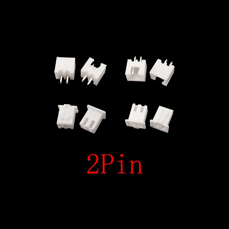 50Sets JST XH 2.54mm Pitch 2/3/4/5 Pin Male Plug Female Socket Housing Terminal Kit Pin Header JST Connector XH2.54 DIY Kits