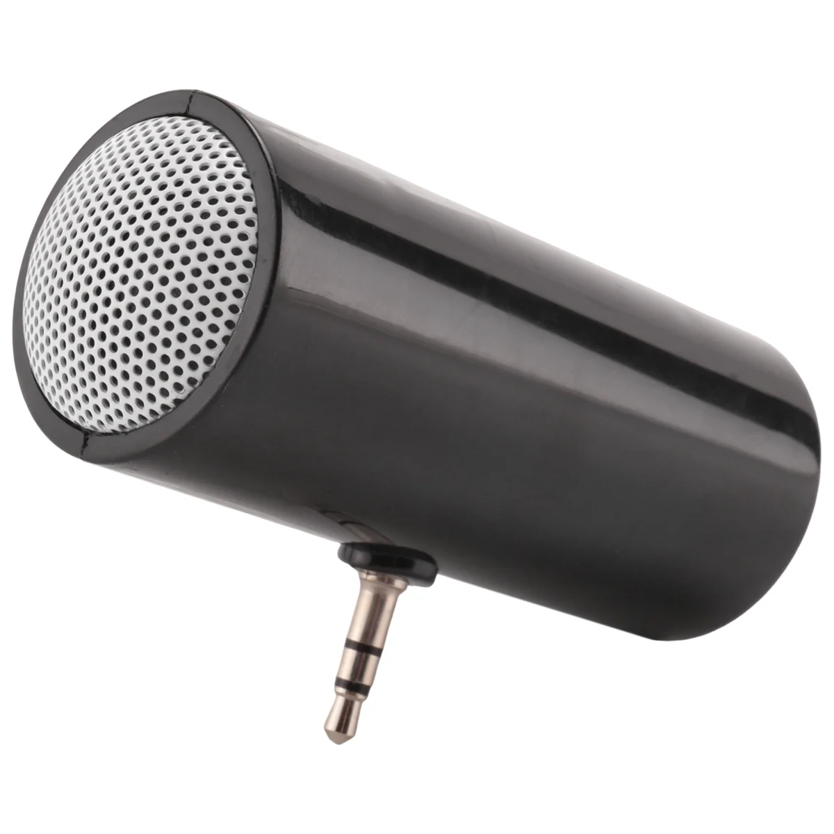 Mini alto-falante portátil com 3,5mm jack, mp3, leitor de música, amplificador, para o telefone móvel, tablet, pc, preto