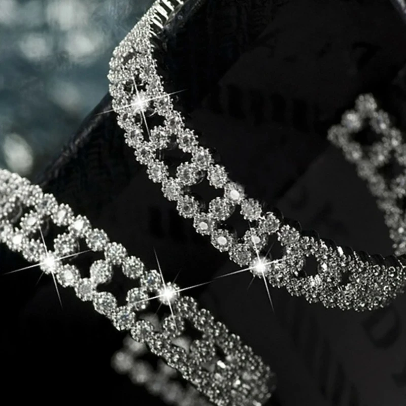 Large Circle Exaggerated Nightclub Zircon Dynamic Earrings Personalized Attendance Banquet High End Design Jewelry