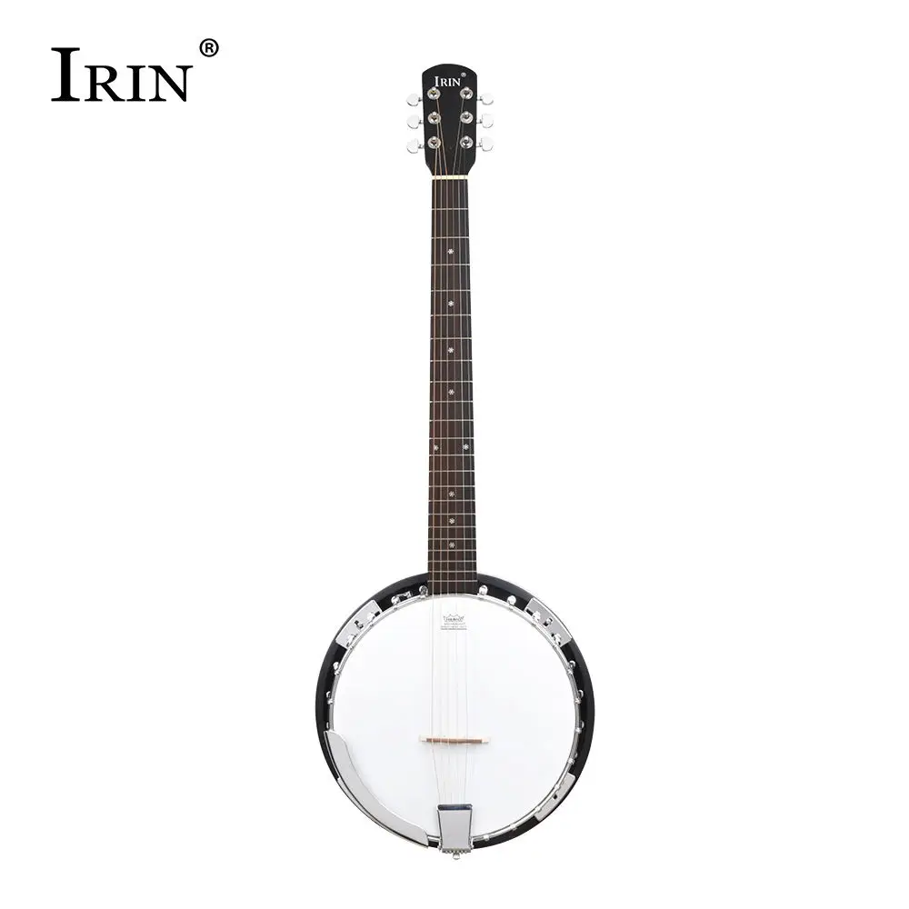 Chinese Professional Factory Western Musical Instruments Cross Border Exclusively For Solid Wood 6 String Banjo Instruments