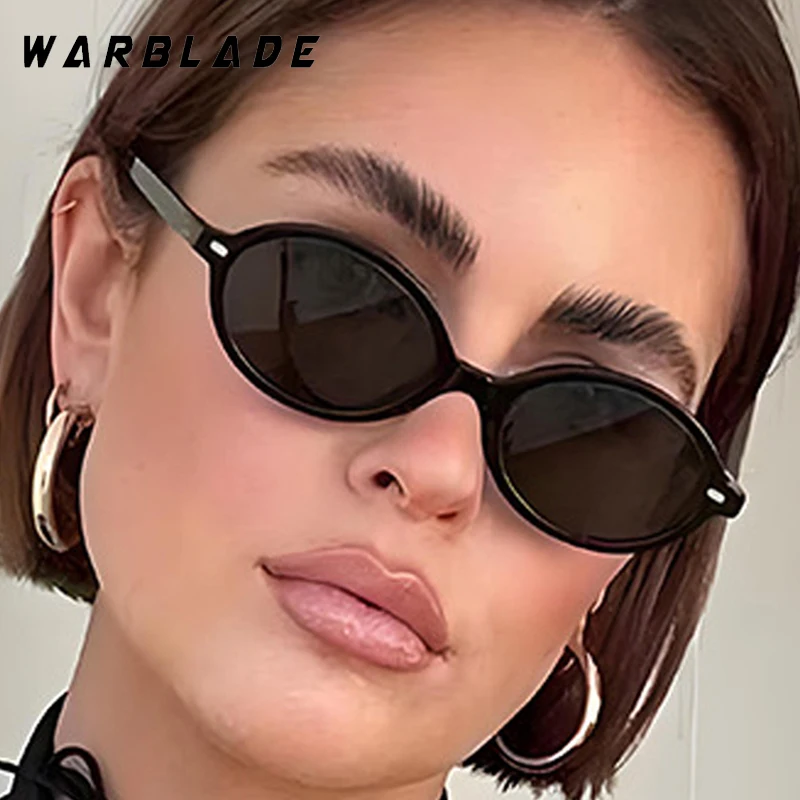 

Vintage Small Oval Rivets Decorate Women's Sunglasses Luxury Brand Design Men Sunglass Outdoors Drive Travel Summer UV400 Shades