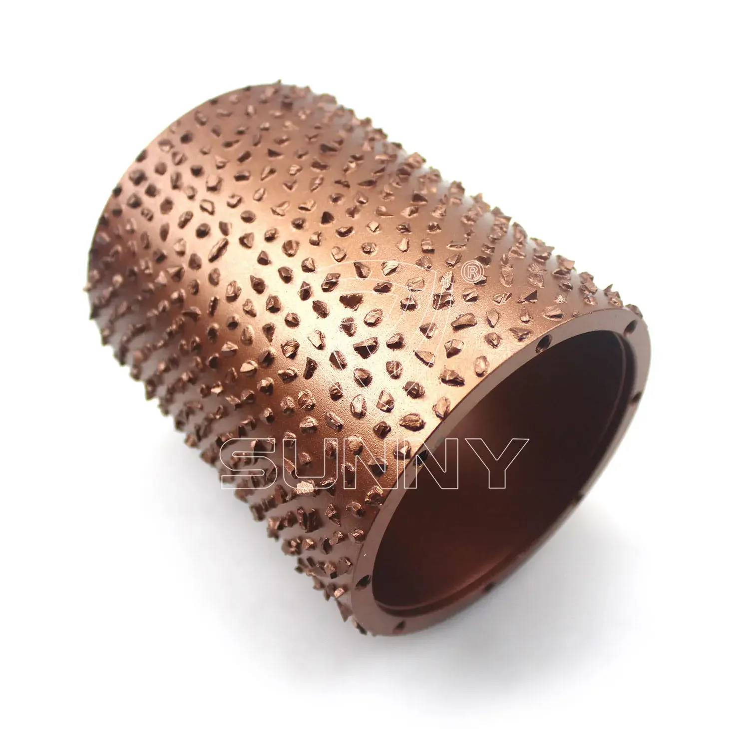 Factory custom wholesale scratching Finish Vacuum Brazed Bush Hammer Roller for Angle Grinders